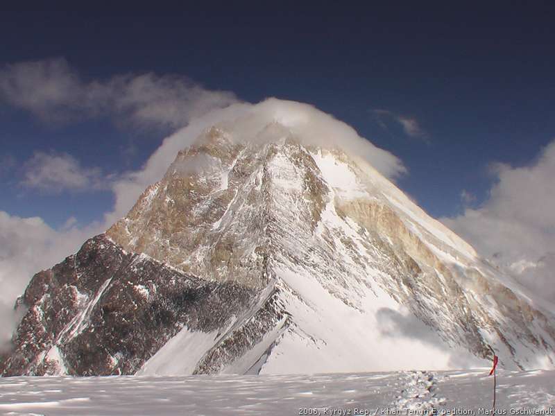 Pic: Khan Tengri Westgrat vom Chapayev Peak